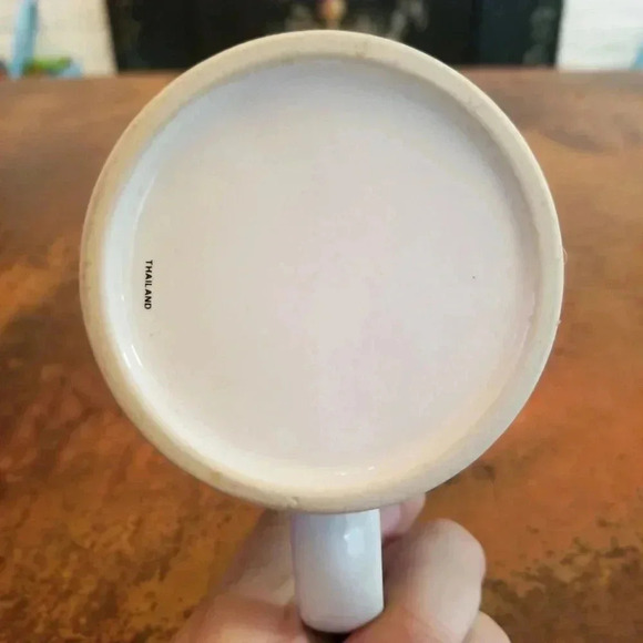 Vintage Rose Mug + White + Yellow - Picture 2 of 5